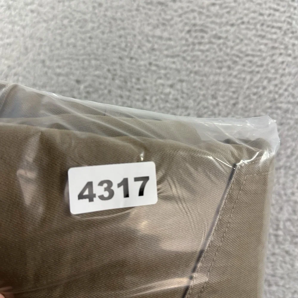Flag and Anthem Chino Jean Pants Mens 42x34 Tan Brown Stretch Oakland Slim NWT‎